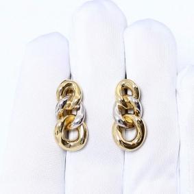 Серьги из лимонного золота Karatov Т94002В420 Т94002В420 фото