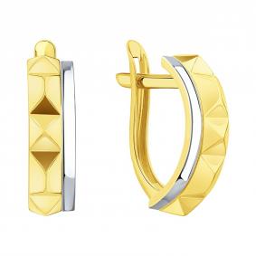 Серьги из лимонного золота Karatov Т94002Е136 Т94002Е136 фото