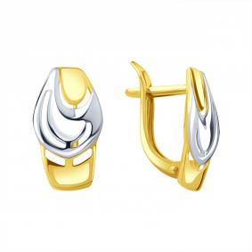 Серьги из лимонного золота Karatov Т94002Е573 Т94002Е573 фото