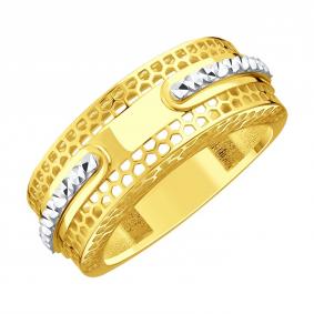 Кольцо из лимонного золота Karatov Т94061Д795 Т94061Д795 фото