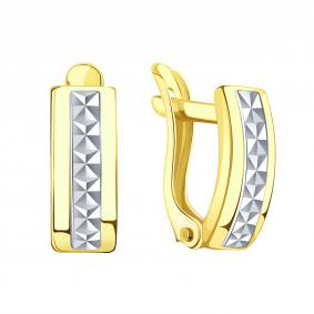 Серьги из лимонного золота Karatov Т94062В675 Т94062В675 фото