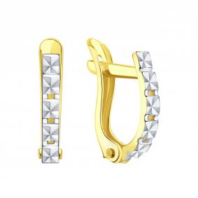 Серьги из лимонного золота Karatov Т94062В677 Т94062В677 фото