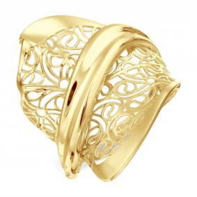 Кольцо из лимонного золота Karatov Т990018439 Т990018439 фото