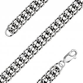 Цепь плетение Питон из черненого серебра NOVIKOV ЦА031 ЦА031 фото