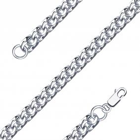Серебряная цепь плетение Бисмарк NOVIKOV ЦАВрод004 ЦАВрод004 фото