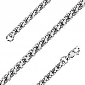 Серебряная цепь плетение Гарибальди NOVIKOV ЦАрод06 ЦАрод06 фото