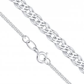 Цепь плетение Нонна из белого золота Karatov ЦНН20532030 ЦНН20532030 фото