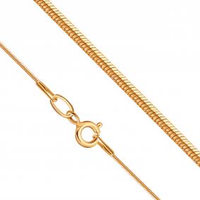 Золотая цепь плетение Снейк (Тонда) Karatov ЦПН11110025 ЦПН11110025 фото