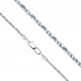 Цепь плетение Снейк (Тонда) из белого золота Karatov ЦПН11130050-09 ЦПН11130050-09 фото