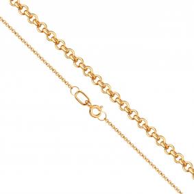 Золотая цепь плетение Ролло Karatov ЦПРЛ10110060 ЦПРЛ10110060 фото