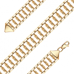 Золотая цепь плетение Фантазийное Красносельский ювелир ЦШ063 ЦШ063 фото