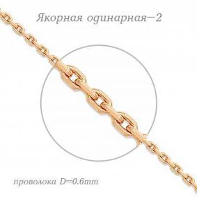 Золотая цепь Karatov ЦЯК10614060 ЦЯК10614060 фото