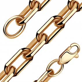 Цепь плетение Якорное из золочёного серебра NOVIKOV Цяз1945 Цяз1945 фото