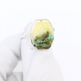Серебряное кольцо Янтарная волна Я820094-б с янтарём Я820094-б фото