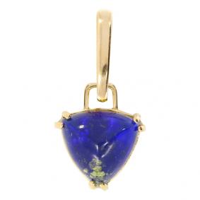 Подвеска из золочёного серебра Янтарная волна Я823285п-с с янтарём Я823285п-с фото