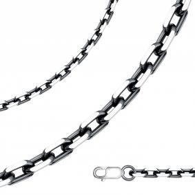 Цепь плетение Якорное из черненого серебра Высоковы 585 ЯГВ120-Ч ЯГВ120-Ч фото