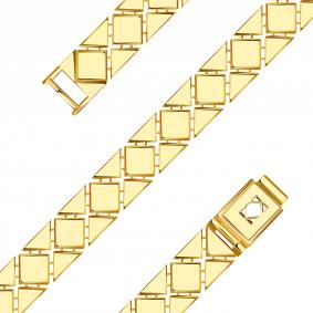 Браслет из лимонного золота Александра бр237сл бр237сл фото
