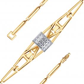 Золотой браслет Александра бр276ск с фианитом бр276ск фото