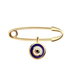 Золотая брошь Александра бш079ск с эмалью бш079ск фото