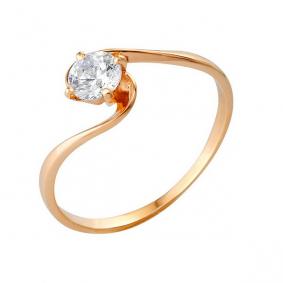 Золотое кольцо Александра к799-62ск с Swarovski к799-62ск фото