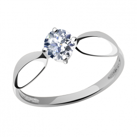 Кольцо из белого золота Александра кл1778-62сб с Swarovski кл1778-62сб фото