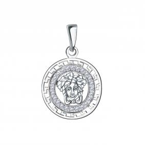 Подвеска из белого золота Александра кл1983бсб с фианитом кл1983бсб фото