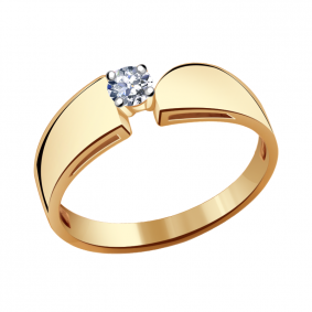 Золотое кольцо Александра кл2218-62ск с Swarovski кл2218-62ск фото