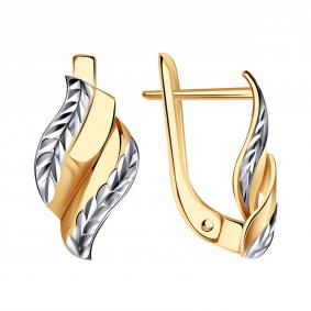 Золотые серьги Александра кл2368асбк кл2368асбк фото