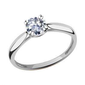 Кольцо из белого золота Александра кл2375-62сб с Swarovski кл2375-62сб фото