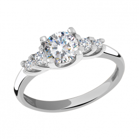 Кольцо из белого золота Александра кл2385-62сб с Swarovski кл2385-62сб фото