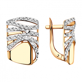 Золотые серьги Александра кл2447асбк кл2447асбк фото