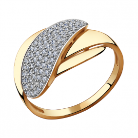 Золотое кольцо Александра кл2518ск с фианитом кл2518ск фото