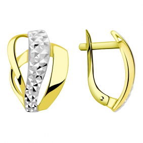 Серьги из лимонного золота Александра кл2547асбл кл2547асбл фото