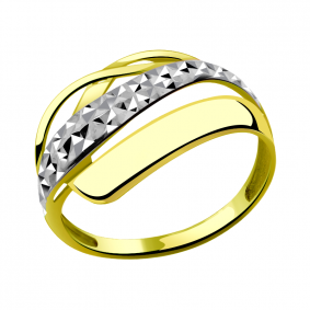 Кольцо из лимонного золота Александра кл2547сбл кл2547сбл фото