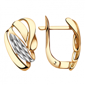 Золотые серьги Александра кл2615асбк-1 кл2615асбк-1 фото