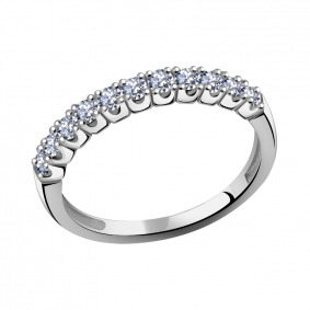 Кольцо из белого золота Александра кл2618-62сб с Swarovski кл2618-62сб фото