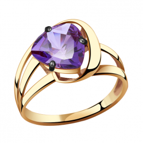 Золотое кольцо Александра кл2726-9ск с александритом кл2726-9ск фото