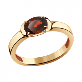 Золотое кольцо Александра кл2767-2ск с гранатом кл2767-2ск фото