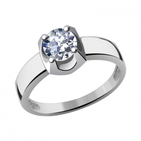 Кольцо из белого золота Александра кл2776-62сб с Swarovski кл2776-62сб фото