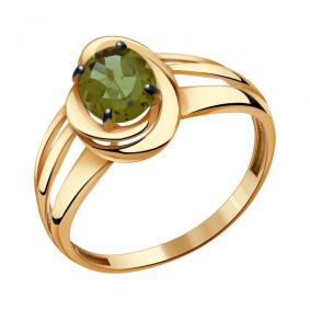 Золотое кольцо Александра кл2810-48ск с султанитом кл2810-48ск фото