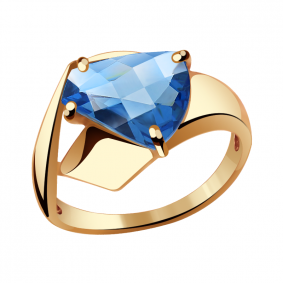 Золотое кольцо Александра кл2825-63ск с топазом кл2825-63ск фото