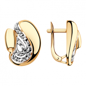 Золотые серьги Александра кл2997асбк кл2997асбк фото