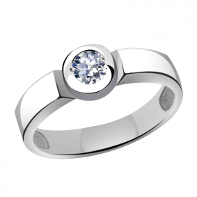 Кольцо из белого золота Александра кл3004-62сб с Swarovski кл3004-62сб фото
