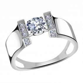 Кольцо из белого золота Александра кл3006-62сб с Swarovski кл3006-62сб фото