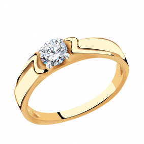 Золотое кольцо Александра кл3011-62ск с Swarovski кл3011-62ск фото