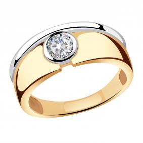 Золотое кольцо Александра кл3044-62сбк с Swarovski кл3044-62сбк фото