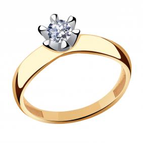 Золотое кольцо Александра кл3061-62сбк с Swarovski кл3061-62сбк фото