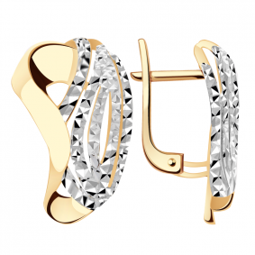 Золотые серьги Александра кл3217асбк-1 кл3217асбк-1 фото