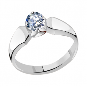 Кольцо из белого золота Александра кл3257-62сб с Swarovski кл3257-62сб фото