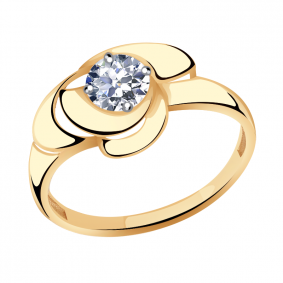 Золотое кольцо Александра кл3279-62ск с Swarovski кл3279-62ск фото